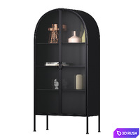 Ellos skap cabinet showcase with decor 3D Model Vray