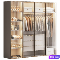 Dressing room 4 3D Model Vray, Corona