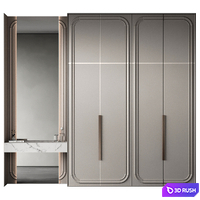 Wardrobe 39 3D Model Corona