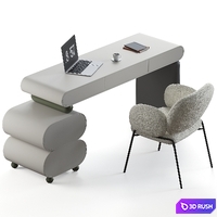 Office Furniture 02 3D Model Corona