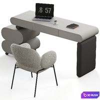 Office Furniture 02 3D Model Corona