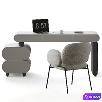 Office Furniture 02 3D Model Corona