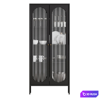 Showcase with decor 001 | LARENNE Laredoute 3D Model Vray, Corona