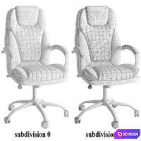Computer chair Herd 3D Model Vray, Corona