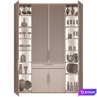 Wardrobe/ Showcase 04 3D Model Corona