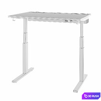 Desk Mittzon by Ikea 3D Model Vray, Corona