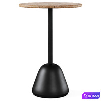 High bar table Saura and bar stool Osso 3D Model Vray, Corona