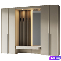 Composition of furniture in the hallway 23 3D Model Corona