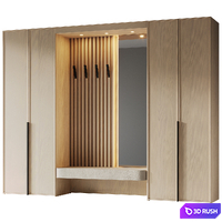 Composition of furniture in the hallway 23 3D Model Corona