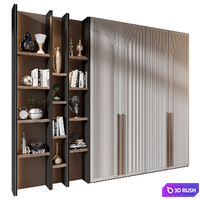 Cabinet set 395 3D Model Vray