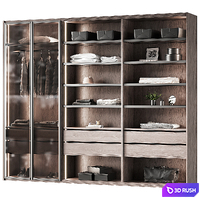 Dica Armario Wardrobe 3D Model Vray, Corona