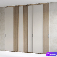 Sliding wardrobe Sedimenti, Mr.Doors 3D Model Corona