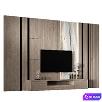 TV Wall 63 3D Model Corona