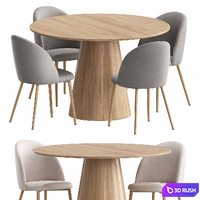 Chair Lion Table Lori divan.ru 3D Model Corona