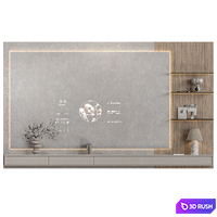 TV Wall with Sony Xperia Touch Projector 3D Model Vray, Corona