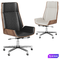 Faux leather office chair