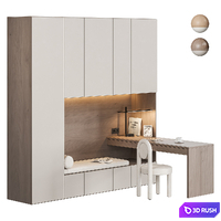 Workplace NG14 3D Model Vray, Corona