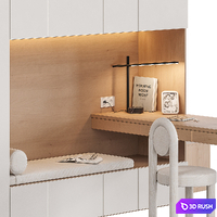Workplace NG14 3D Model Vray, Corona