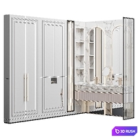 Bathroom furniture set 72 3D Model Corona