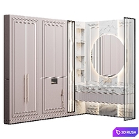 Bathroom furniture set 72 3D Model Corona