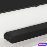 Minimalistic TV wall with a stone surface 3D Model Vray, Corona