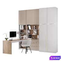 Workplace 02 3D Model Corona