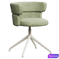 Swivel chair Dam SP, Arrmet Lab, Italy 3D Model Vray, Corona