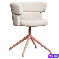 Swivel chair Dam SP, Arrmet Lab, Italy 3D Model Vray, Corona