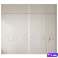 Wardrobe HOMEWOOD 3D Model Vray, Corona