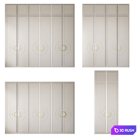 Wardrobe HOMEWOOD 3D Model Vray, Corona