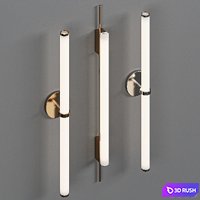 Sconce, MAYTONI AXIS MOD106WL-L16G3K 3D Model Corona