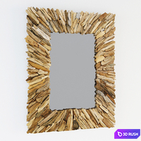 Currey &amp; Company / Beachhead Mirror 3D Model