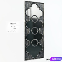 Wall mirror DIALMA BROWN MOBILI DB002744 3D Model Vray