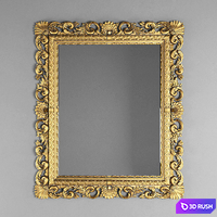 Floor mirror Spini 19560 3D Model Vray