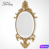 Gold Leaf 3D Model Vray