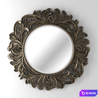 Mirror Palm Silver (Palm) 3D Model Vray