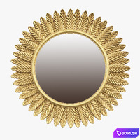Mirror Barclay 3D Model Vray