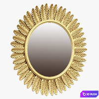 Mirror Barclay 3D Model Vray