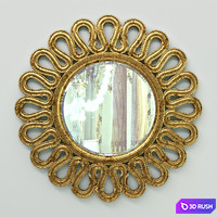 Round Mirror Frame 01 3D Model Vray
