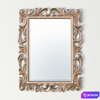 Wall mirror 3D Model Vray