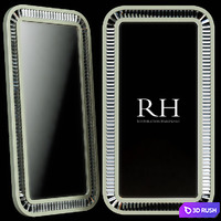 Restoration Hardware Lombard Prism Leaner Mirror 3D Model Vray