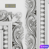 Framing frame for mirrors and paintings (vray + corona) 3D Model Vray