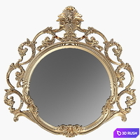 Mirror Treci Cecchini Victoria Stucco 3D Model Vray