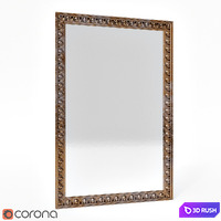 Antiqua Mirror 3D Model Corona