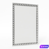 Antiqua Mirror 3D Model Corona