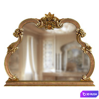 Table mirror 3D Model Corona