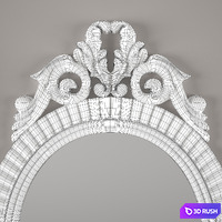 VINTAGE HAND-CARVED MIRRORS 3D Model Vray