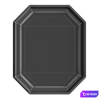 Mirror Eichholtz Uxbridge 3D Model Vray