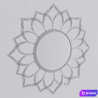 Uttermost Mirror Imani 3D Model Corona