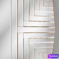 Manhattan Mirror Tall 3D Model Vray, Corona